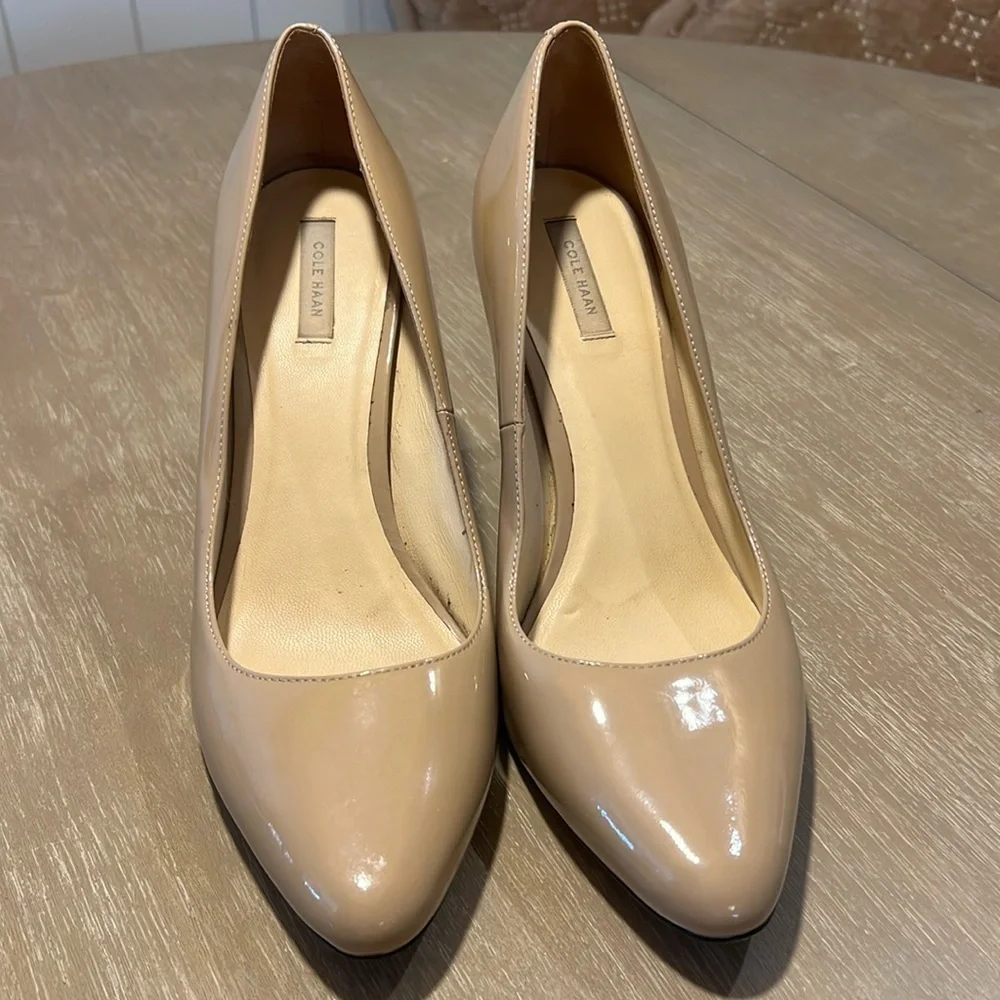 Cole Haan Nude Heels - Picture 1 of 5